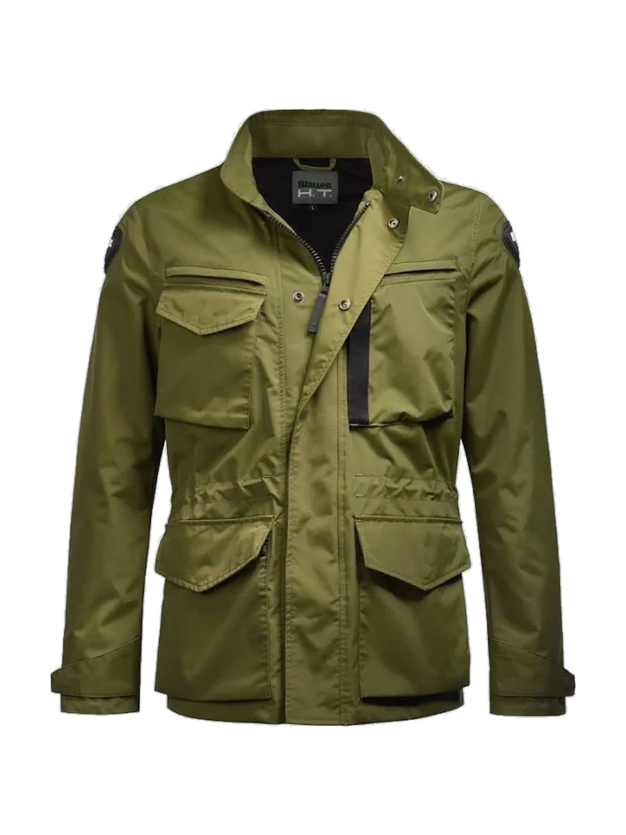 Blauer Ethan Textiljacke