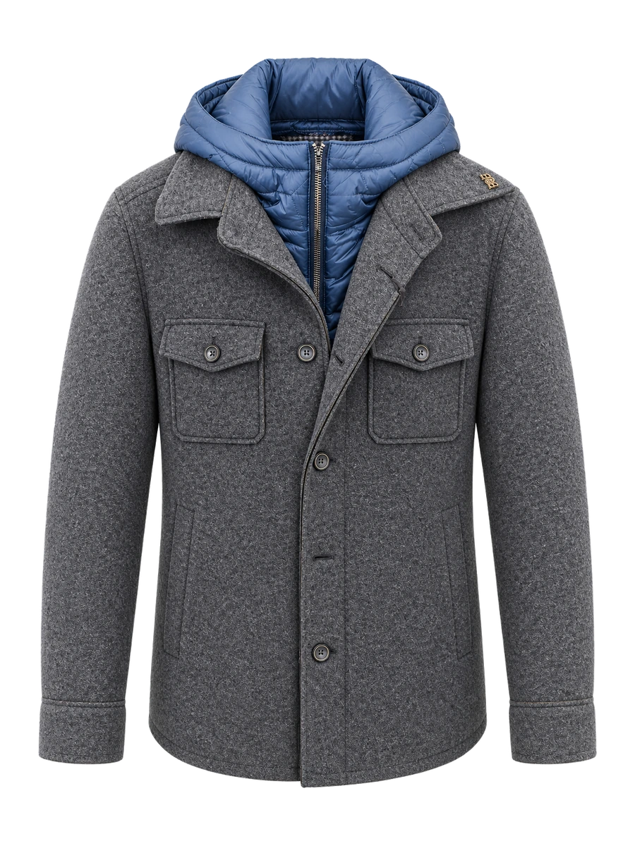 BOB Kapuzenjacke Grau